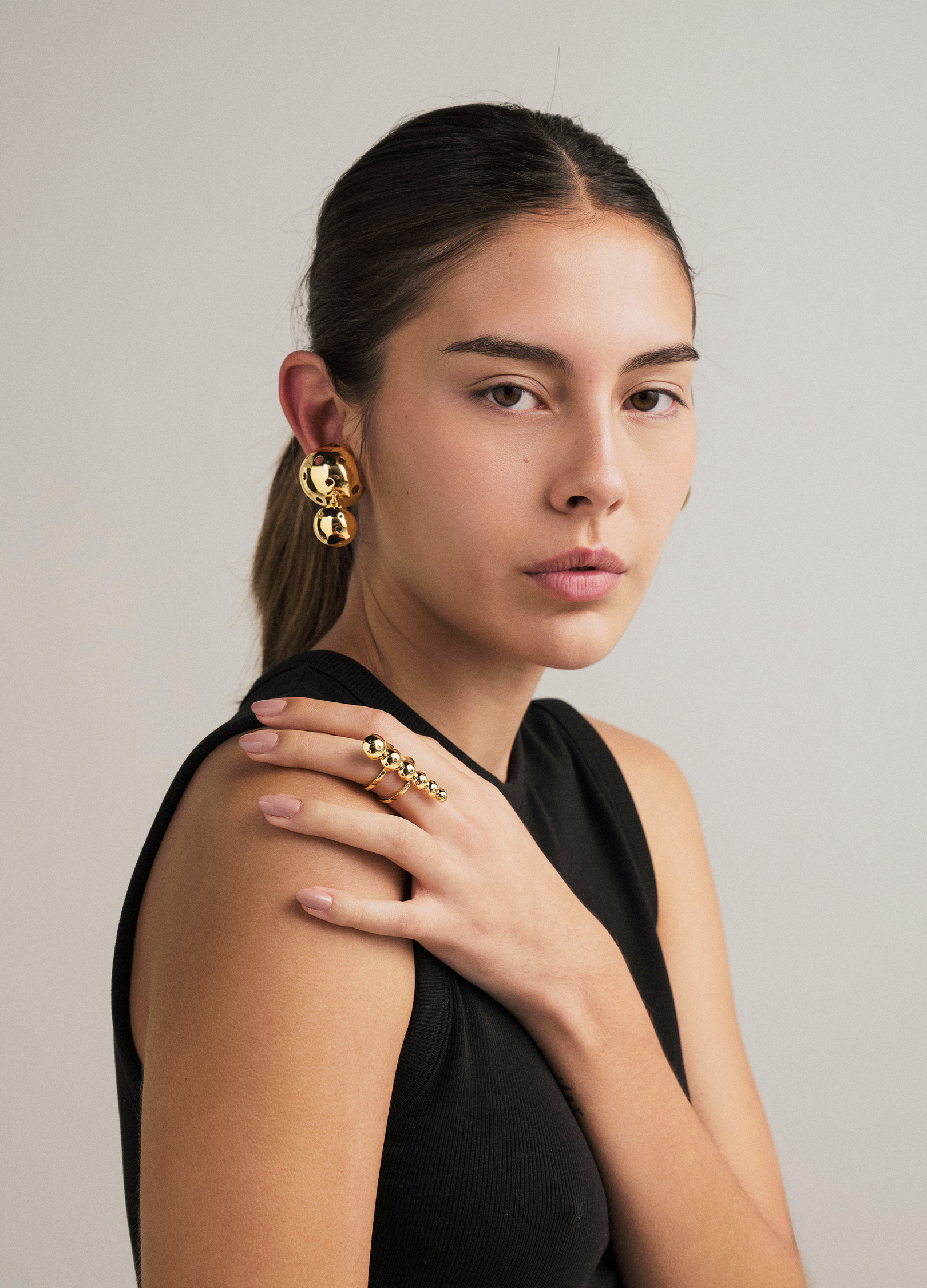 SET ASHA RING GOLD