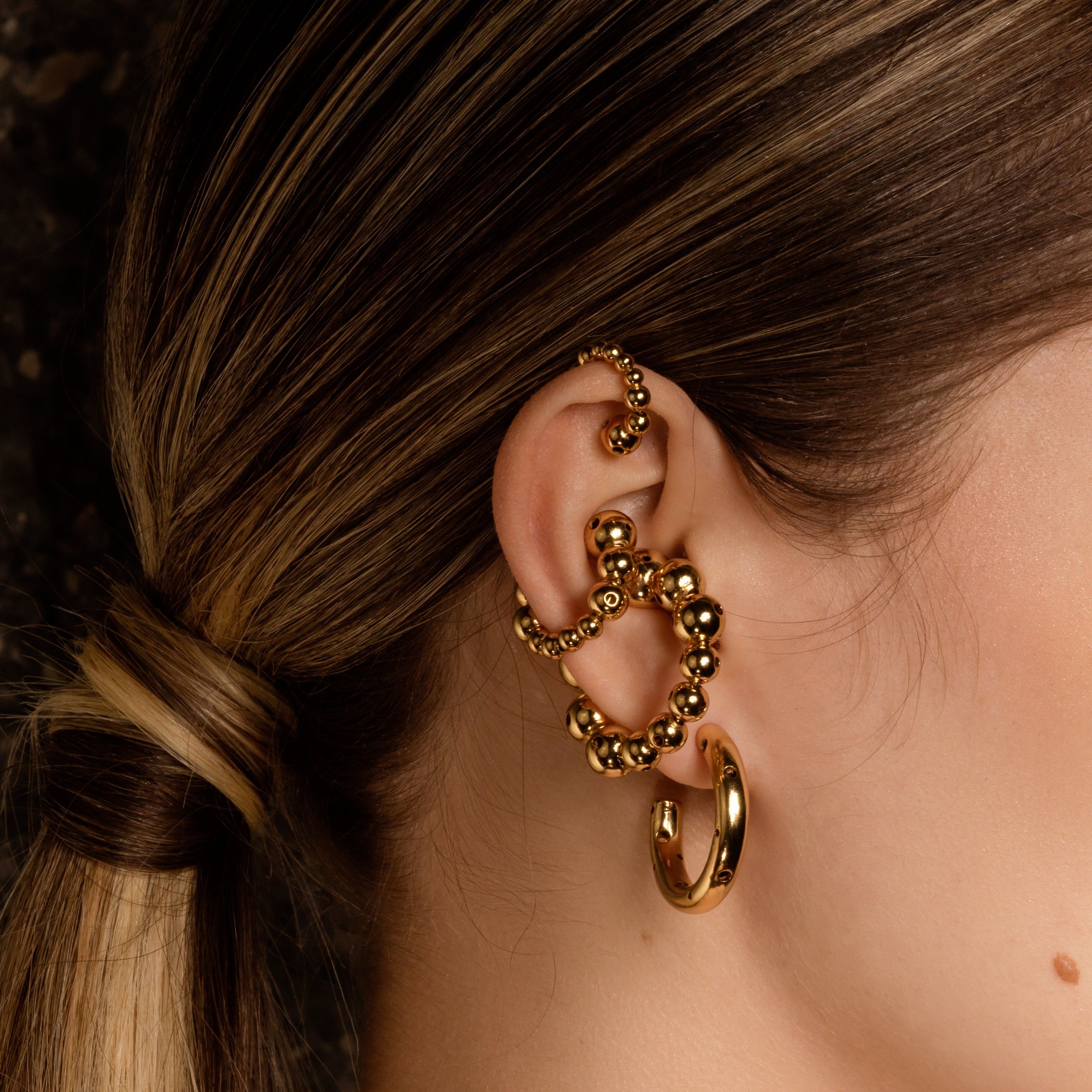 BIG BUBBLE EAR CUFF