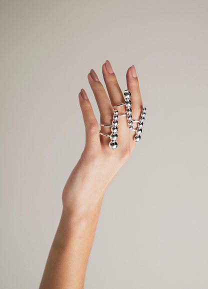 SET ASHA RING SILVER