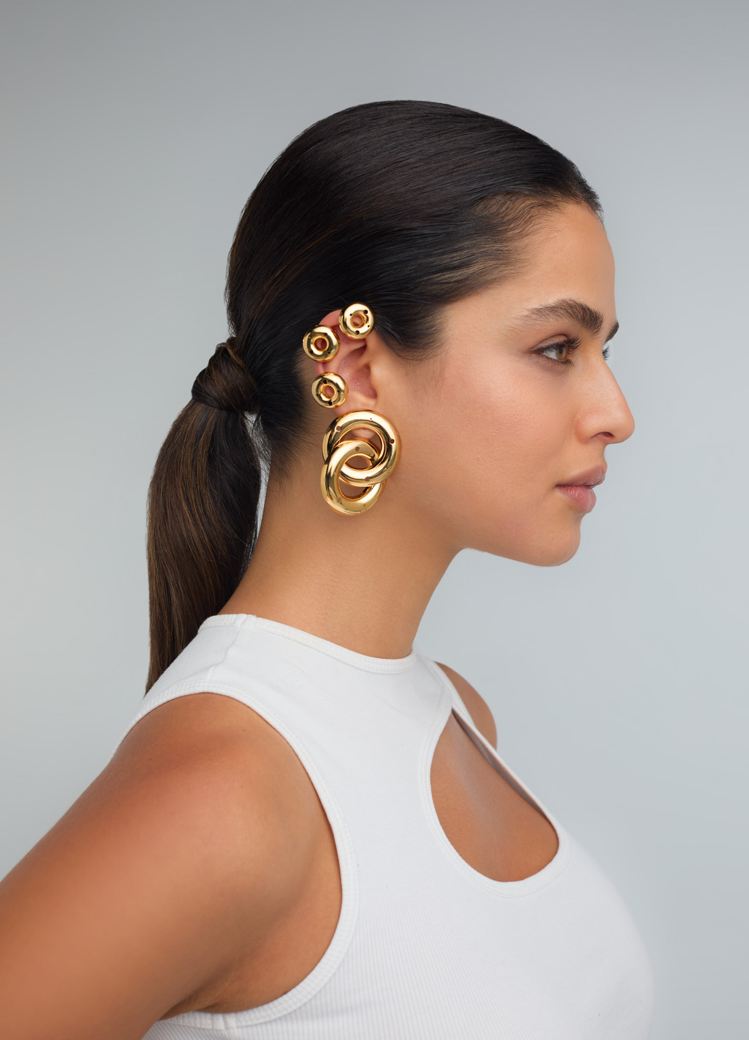 DOUBLE DONA EARRING