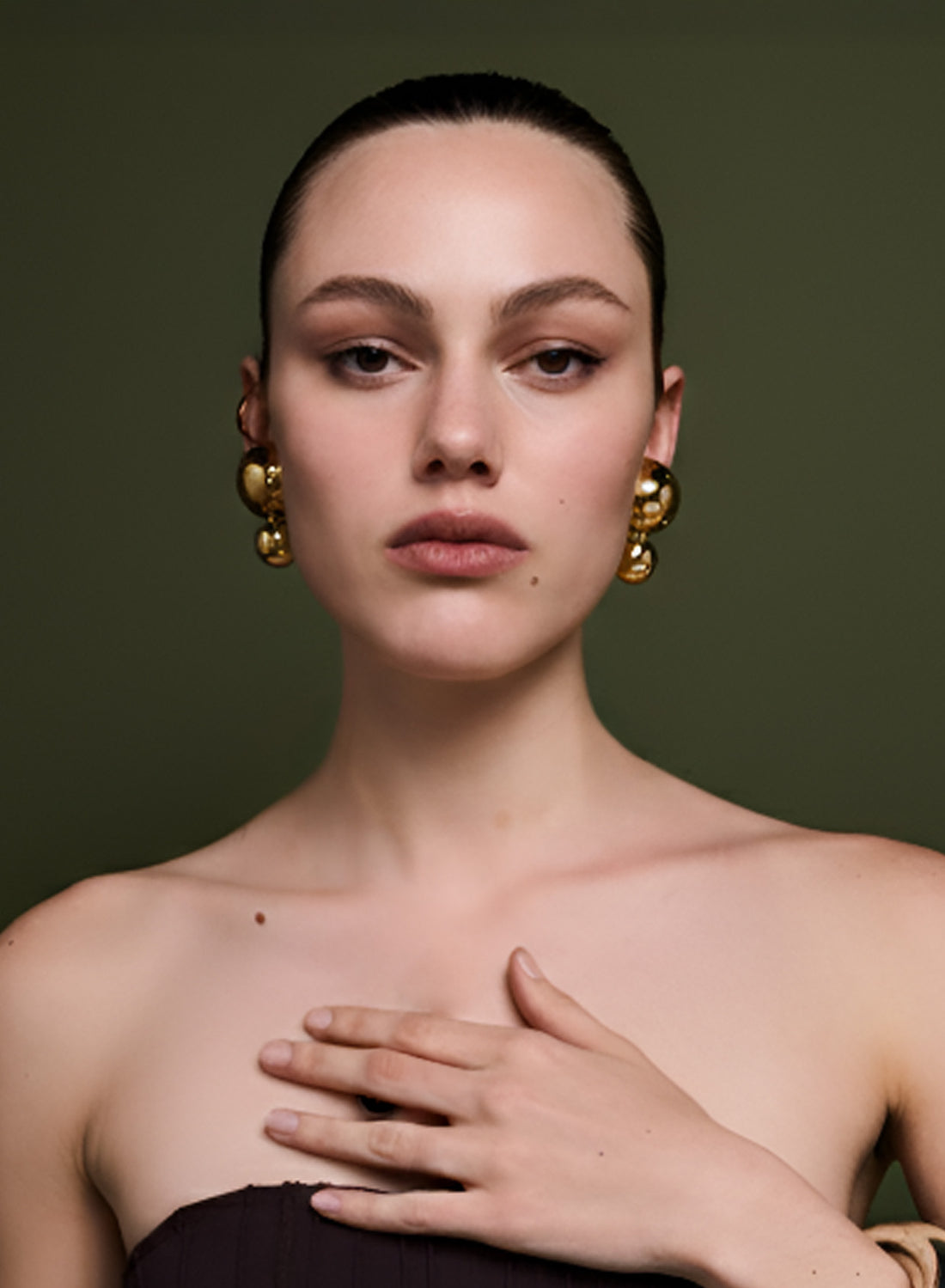 SET LORICA DOUBLE EAR CUFF GOLD