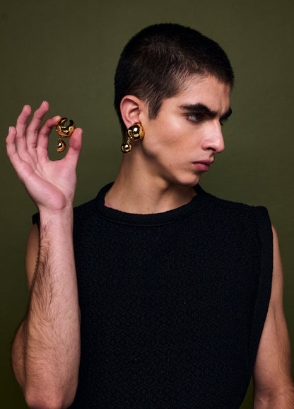 SET LORICA DOUBLE EAR CUFF GOLD