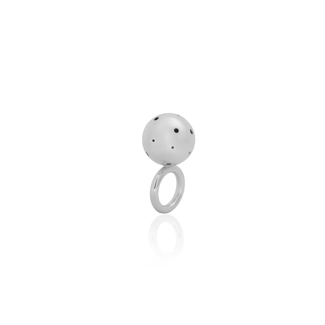 MEDIUM BUBBLE RING SILVER