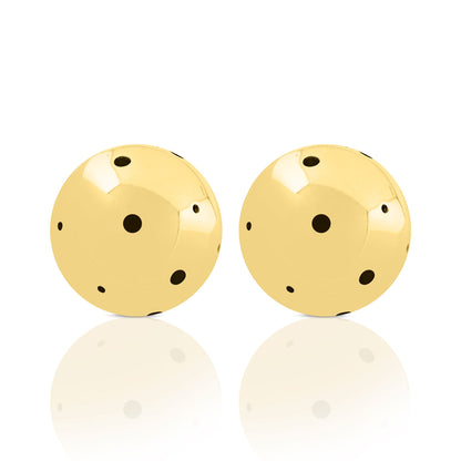 BOLD BIG BALL EARRINGS