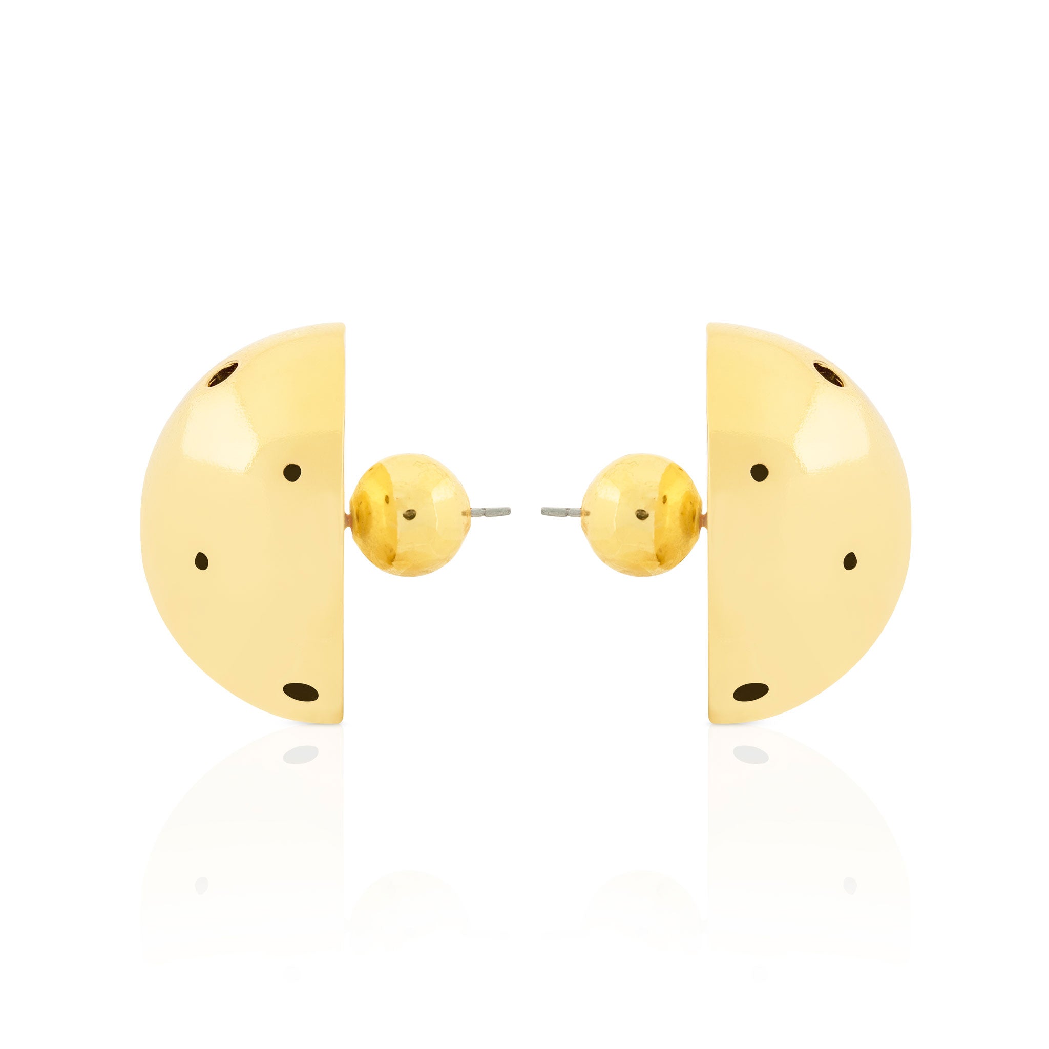 BOLD BIG BALL EARRINGS