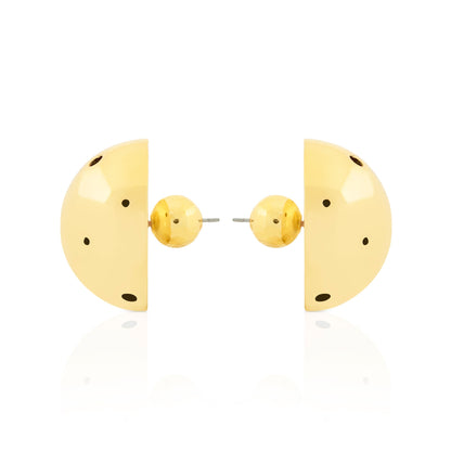 BOLD BIG BALL EARRINGS