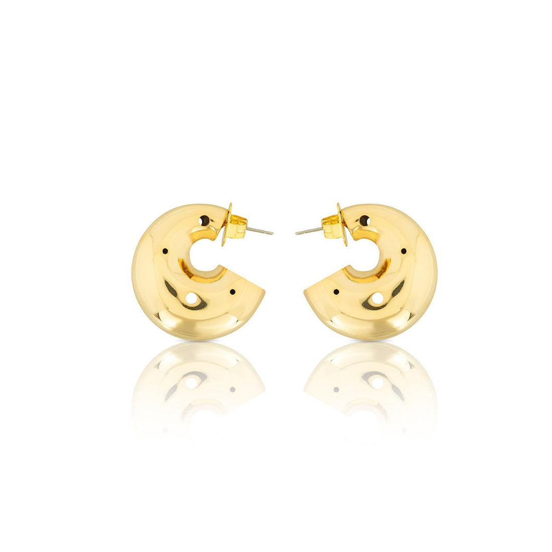 NEW MOON HOOPS J.CREW - Paula Mendoza Jewelry Colombia