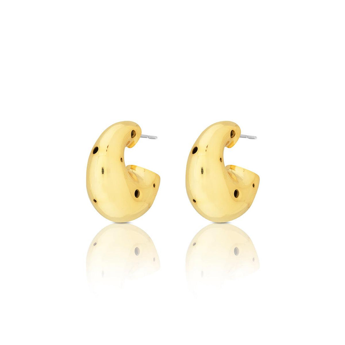 NEW MOON HOOPS J.CREW - Paula Mendoza Jewelry Colombia