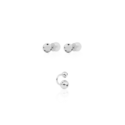 PLANET SET EARRINGS SILVER