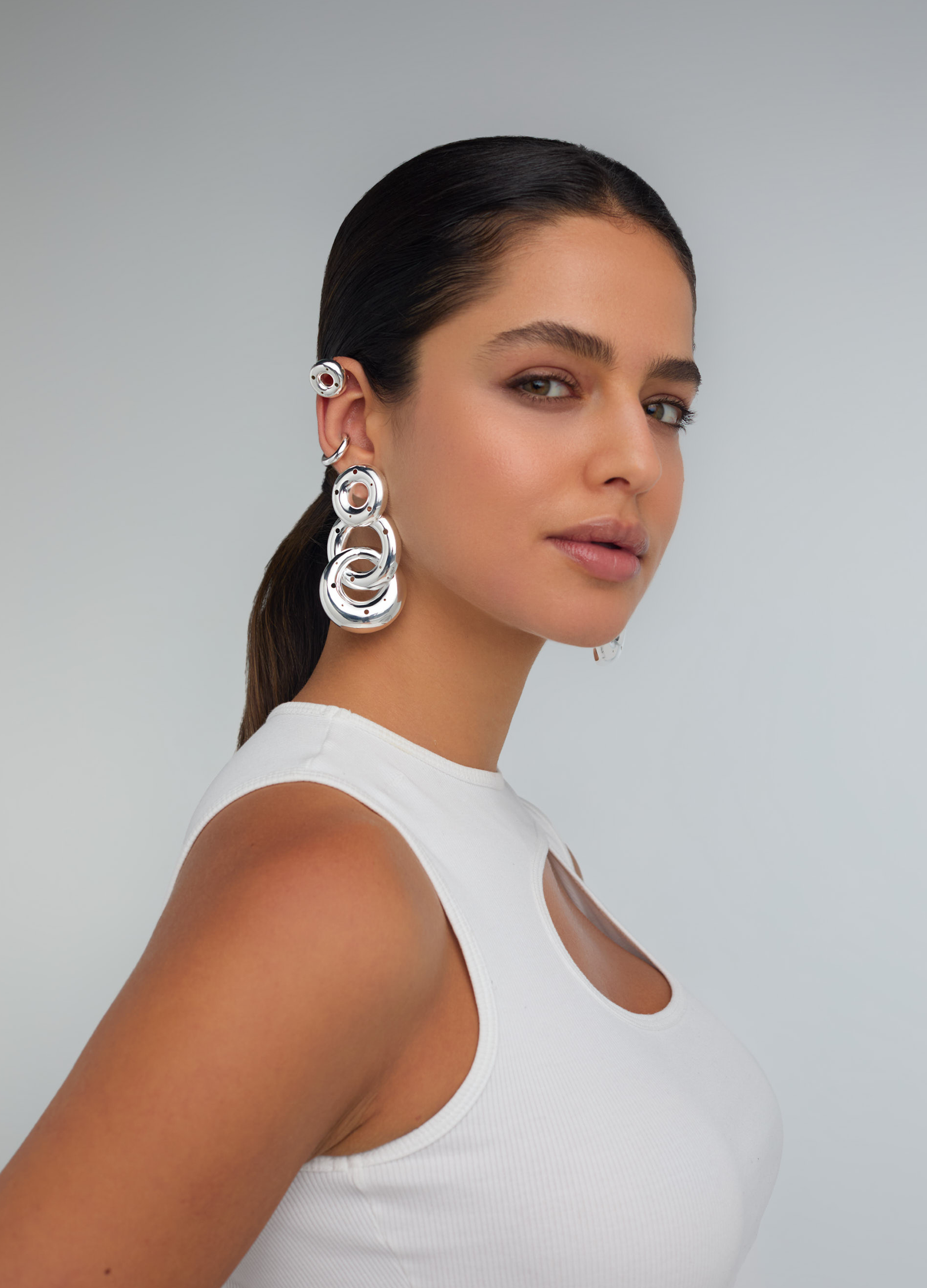 TRIPLE DONA EARRING