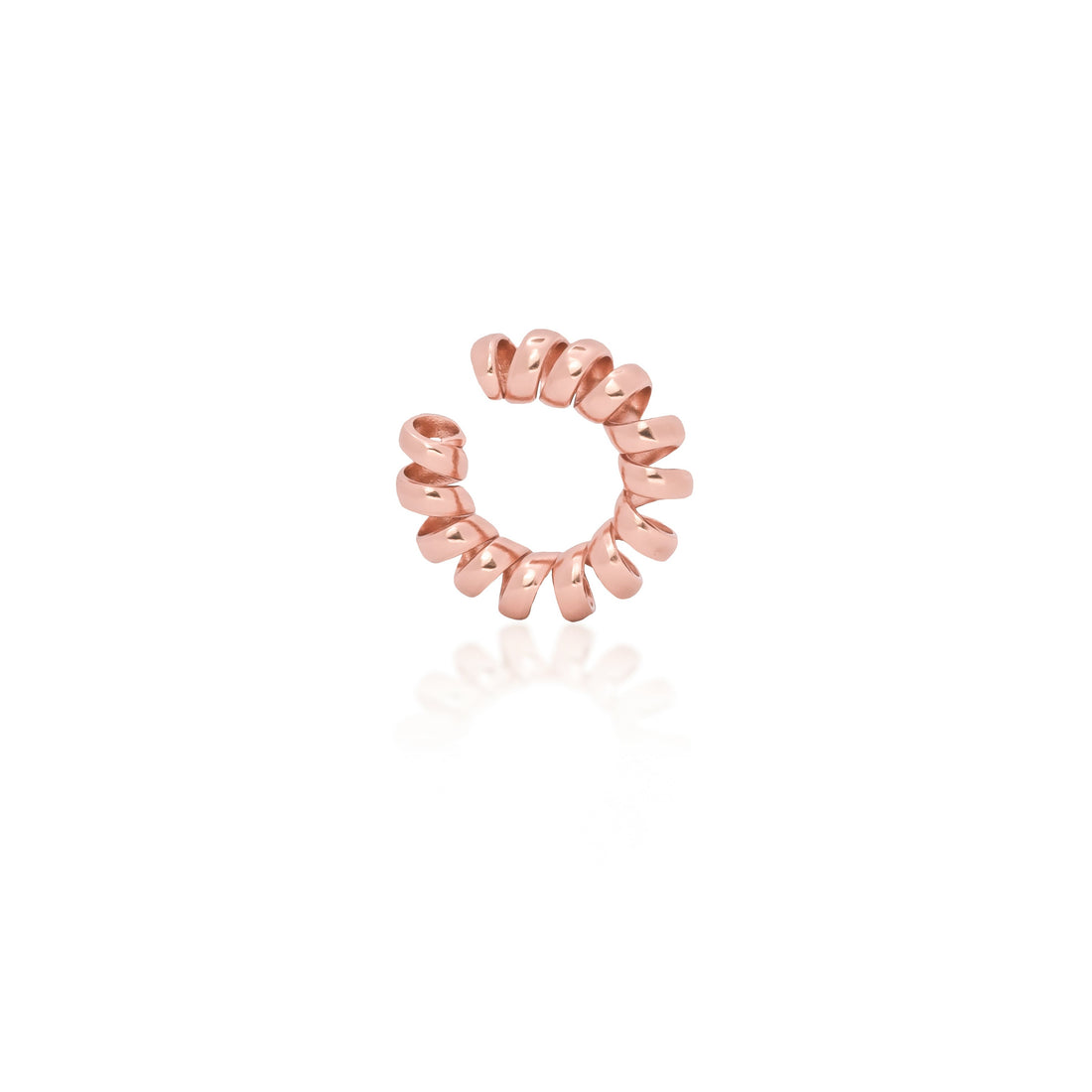 SMALL SPIRAL EARCUFF ROSE GOLD