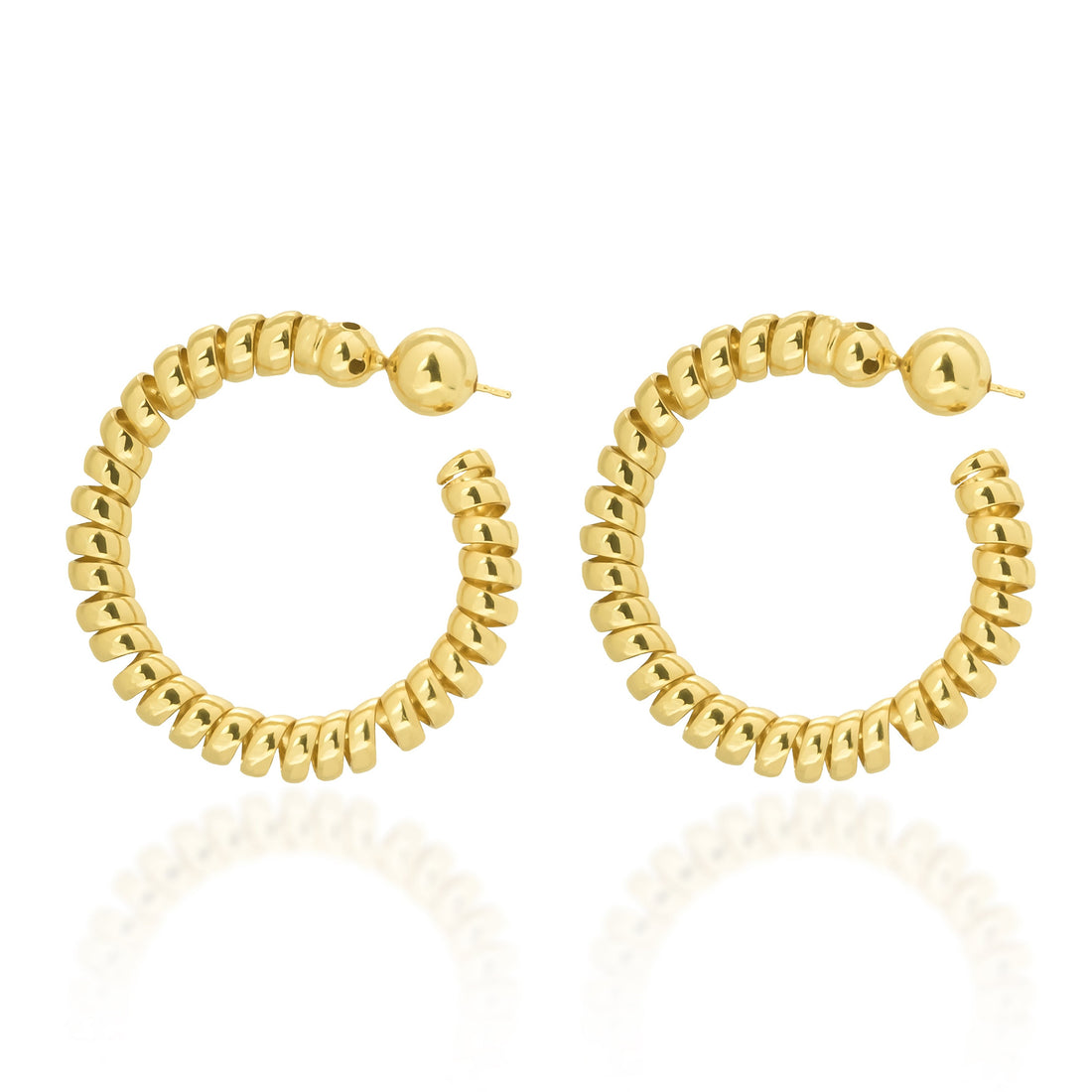 MEDIUM SPIRAL HOOPS